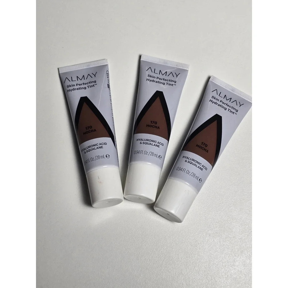 3 Almay Skin Perfecting‎ Hydrating Tint 170 Mocha .94fl oz NEW